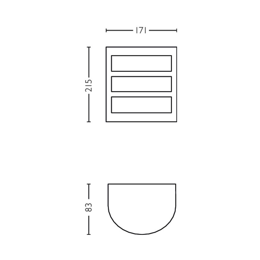 Philips - LED Екстериорен аплик LED/6W/230V 4000K IP44