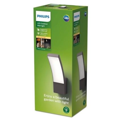 Philips - LED Екстериорен аплик LED/12W/230V 2700K IP44