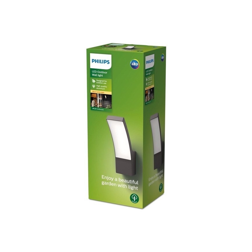 Philips - LED Екстериорен аплик LED/12W/230V 2700K IP44