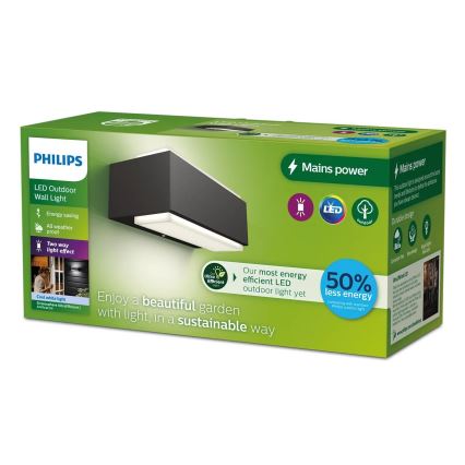 Philips - LED Екстериорен аплик STRATOSPHERE LED/3,8W/230V 4000K IP44