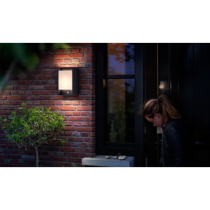 Philips - LED Екстериорен аплик със сензор ARBOUR LED/3,8W/230V 2700K IP44