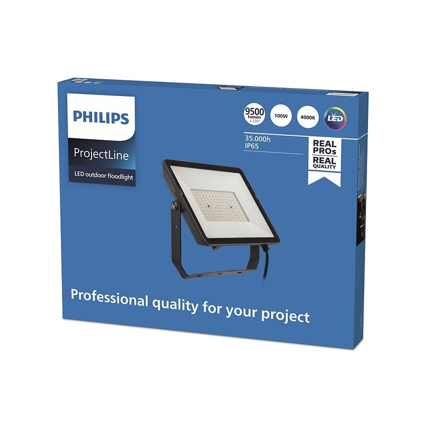 Philips - LED Екстериорен прожектор PROJECTLINE LED/100W/230V IP65 4000K