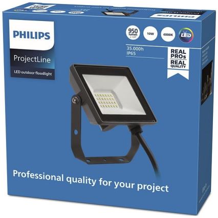Philips - LED Екстериорен прожектор PROJECTLINE LED/10W/230V IP65 4000K