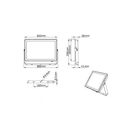 Philips - LED Екстериорен прожектор PROJECTLINE LED/150W/230V IP65 4000K