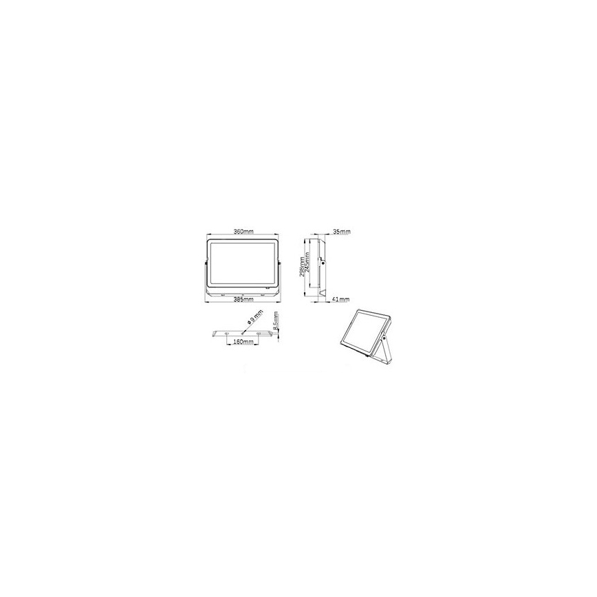 Philips - LED Екстериорен прожектор PROJECTLINE LED/150W/230V IP65 4000K