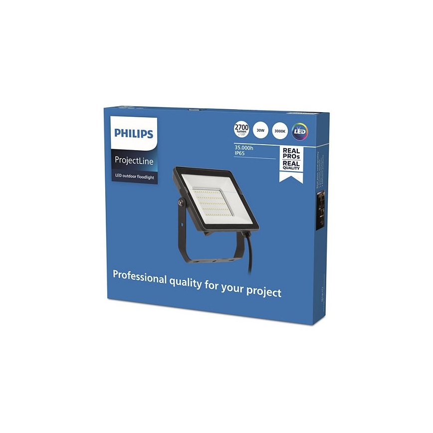 Philips - LED Екстериорен прожектор PROJECTLINE LED/30W/230V IP65 3000K