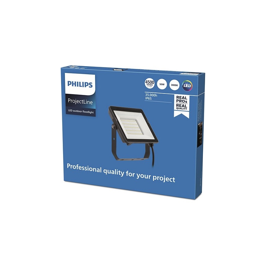 Philips - LED Екстериорен прожектор PROJECTLINE LED/50W/230V IP65 3000K