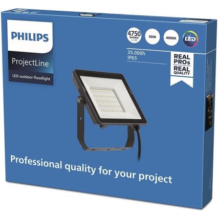Philips - LED Екстериорен прожектор PROJECTLINE LED/50W/230V IP65 4000K