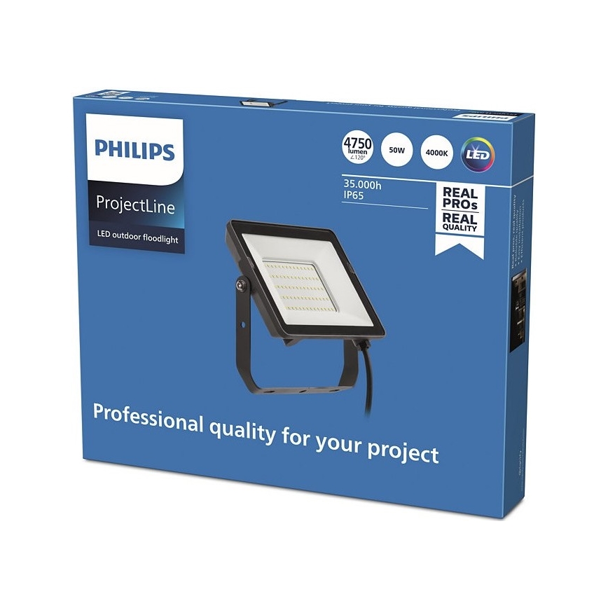 Philips - LED Екстериорен прожектор PROJECTLINE LED/50W/230V IP65 4000K