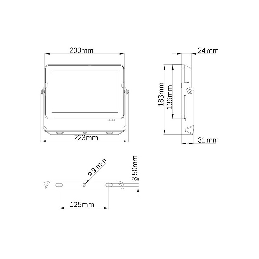 Philips - LED Екстериорен прожектор PROJECTLINE LED/50W/230V IP65 4000K