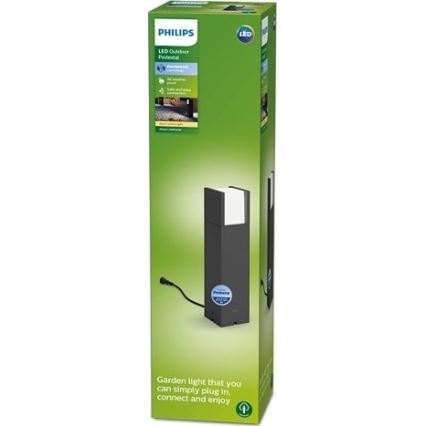 Philips - LED Екстериорна лампа LED/6W/12V 2700K IP44