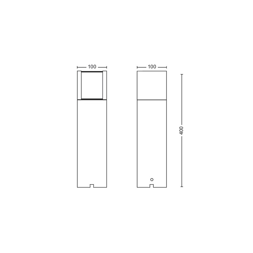 Philips - LED Екстериорна лампа LED/6W/12V 2700K IP44