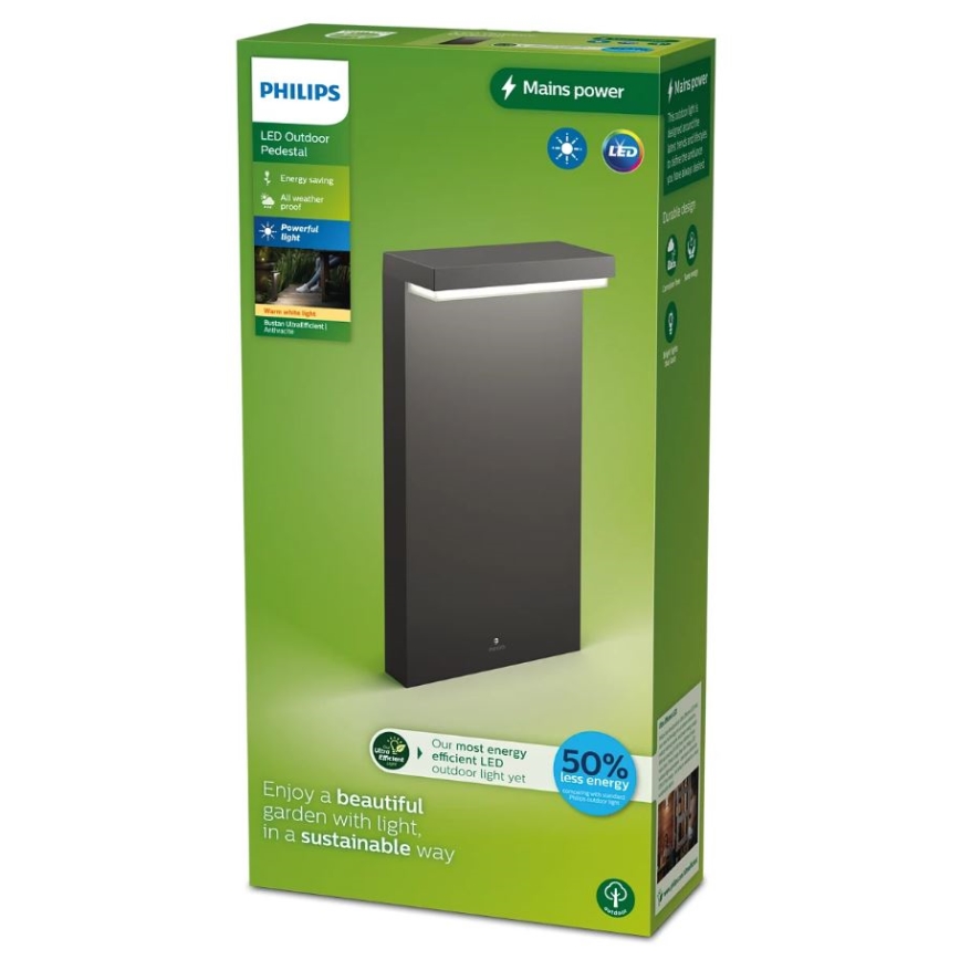 Philips - LED Екстериорна лампа BUSTAN LED/3,8W/230V 2700K 40 см IP44