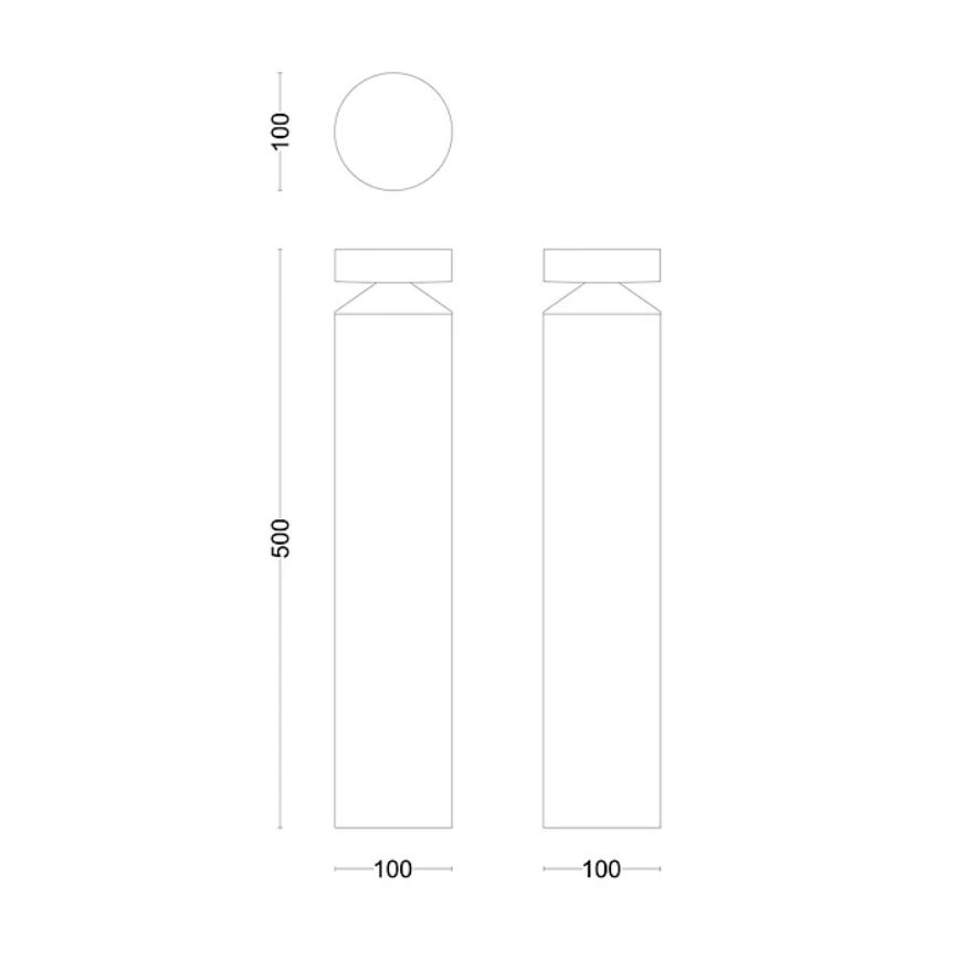 Philips - LED Екстериорна лампа LAVEN LED/6W/230V 2700K IP44