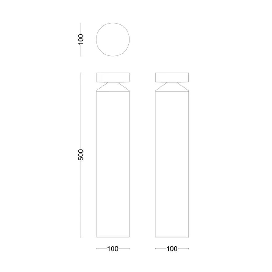 Philips - LED Екстериорна лампа LAVEN LED/6W/230V 4000K IP44