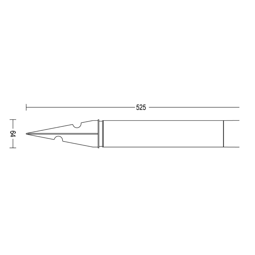 Philips - LED Екстериорна лампа PUREX LED/1,5W/24V IP44