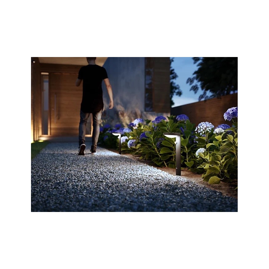 Philips - LED Екстериорна лампа със сензор LED/9W/230V 4000K IP44
