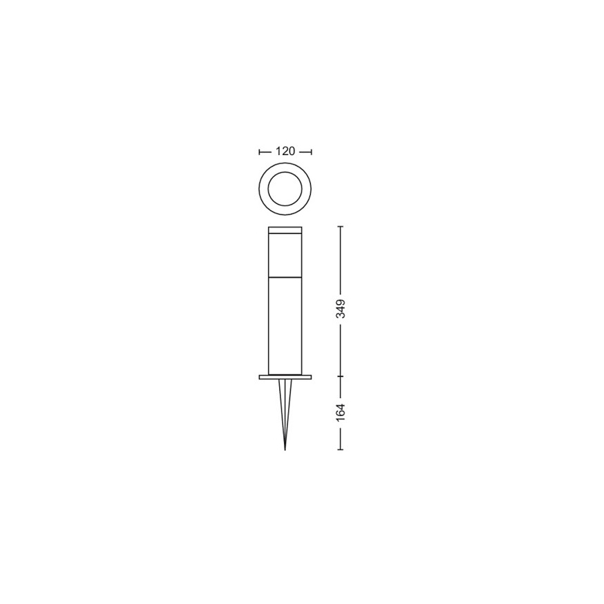 Philips - LED Екстериорна лампа GARDENLINK LED/24W/230V 2700K IP44