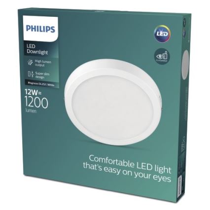 Philips - LED Лампа LED/12W/230V 2700K бяла