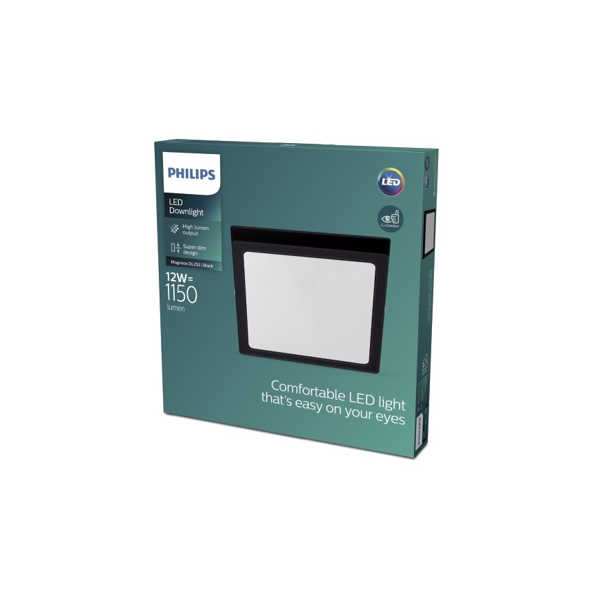 Philips - LED Лампа LED/12W/230V 2700K черна