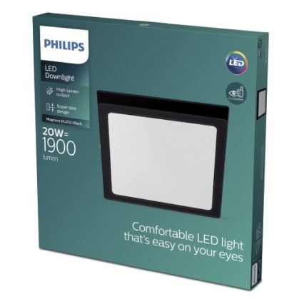 Philips - LED Лампа LED/20W/230V 2700K черна