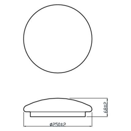 Philips – LED Лампа MOIRE LED/10W/230V