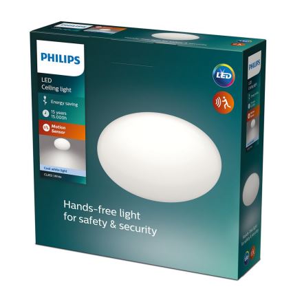Philips - LED Лампа със сензор 1xLED/12W/230V 4000K