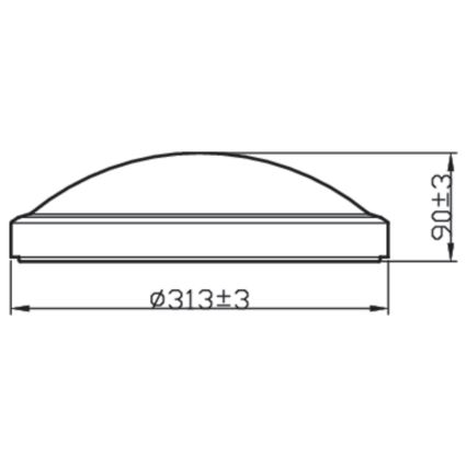 Philips - LED Лампа за баня BALANCE LED/17W/230V IP44