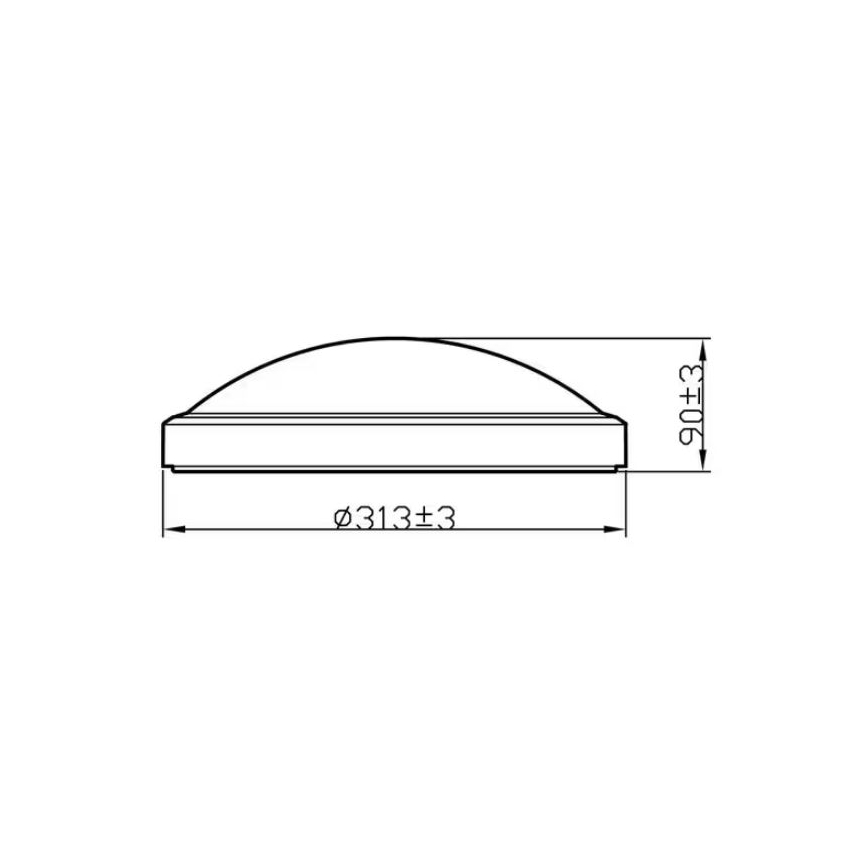 Philips - LED Лампа за баня LED/17W/230V 4,000K IP44