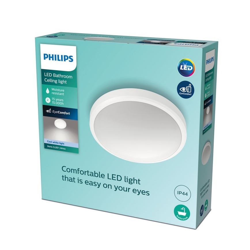 Philips - LED Лампа за баня LED/17W/230V 4000K IP44