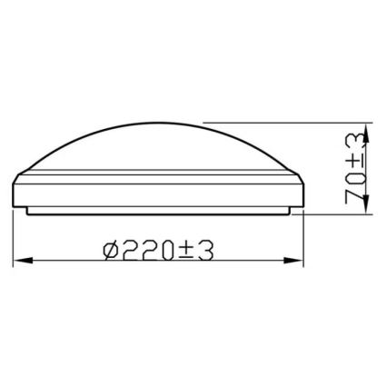 Philips - LED Лампа за баня LED/6W/230V 2,700K IP44