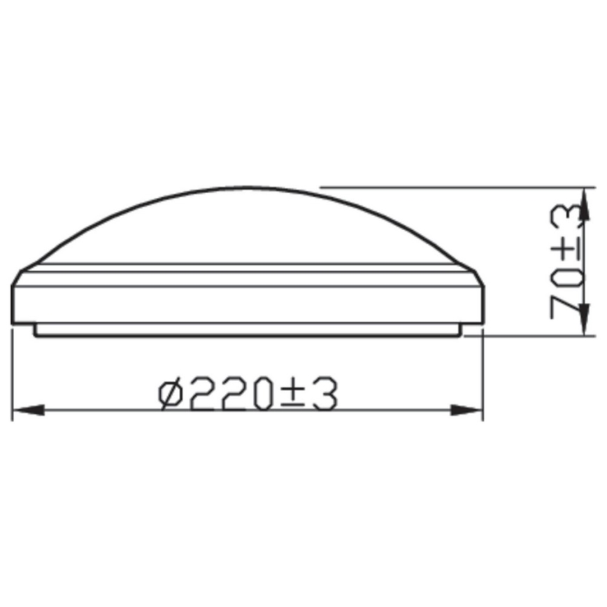 Philips - LED Лампа за баня LED/6W/230V 4000K IP54 черна