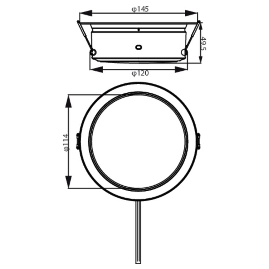 Philips - LED Лампа за окачен таван LED/4,8W/230V 3000K