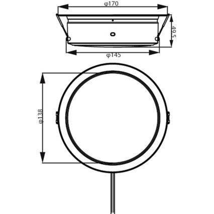 Philips - LED Лампа за окачен таван LED/6,5W/230V 4000K