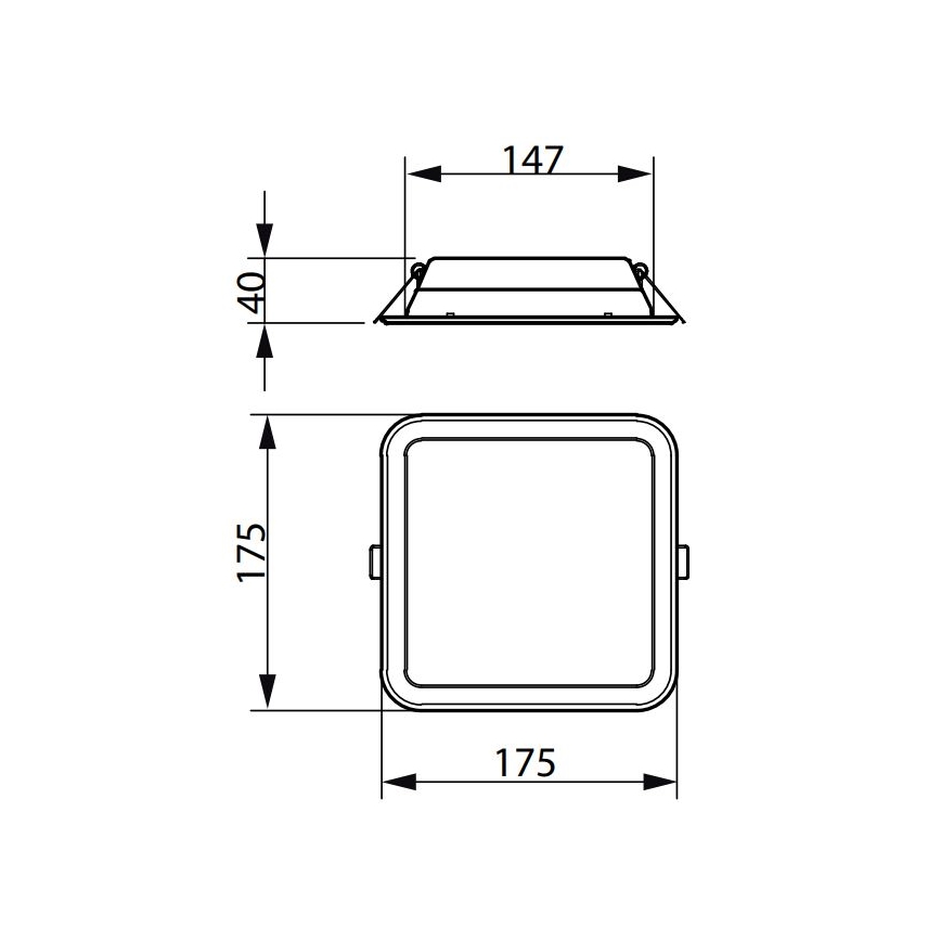 Philips - LED Лампа за окачен таван LEDINAIRE SLIM LED/10,5W/230V
