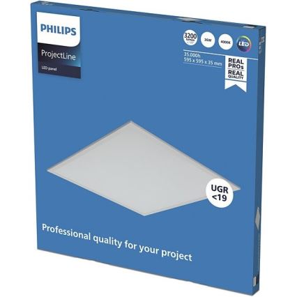 Philips - LED Лампа за окачен таван PROJECTLINE LED/36W/230V 59,5x59,5 см