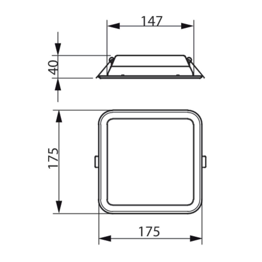 Philips - LED Лампа за окачен таван LEDINAIRE SLIM LED/10,5W/230V