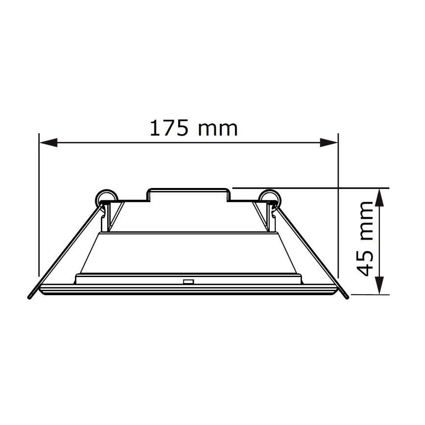 Philips - LED Лампа за окачен таван SLIM LED/11W/230V 3000K
