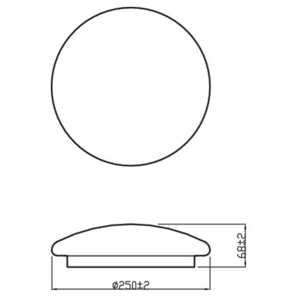 Philips - LED Лампа за таван MOIRE CL200 LED/10W/230V