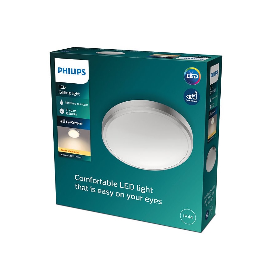 Philips - LED Лампа за таван на баня BALANCE LED/17W/230V IP44