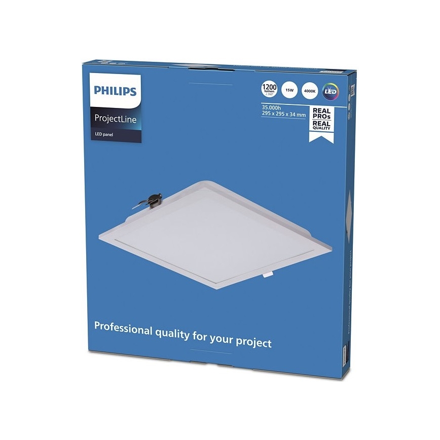 Philips - LED Лампа за вграждане PROJECTLINE LED/15W/230V 29,5x29,5 см