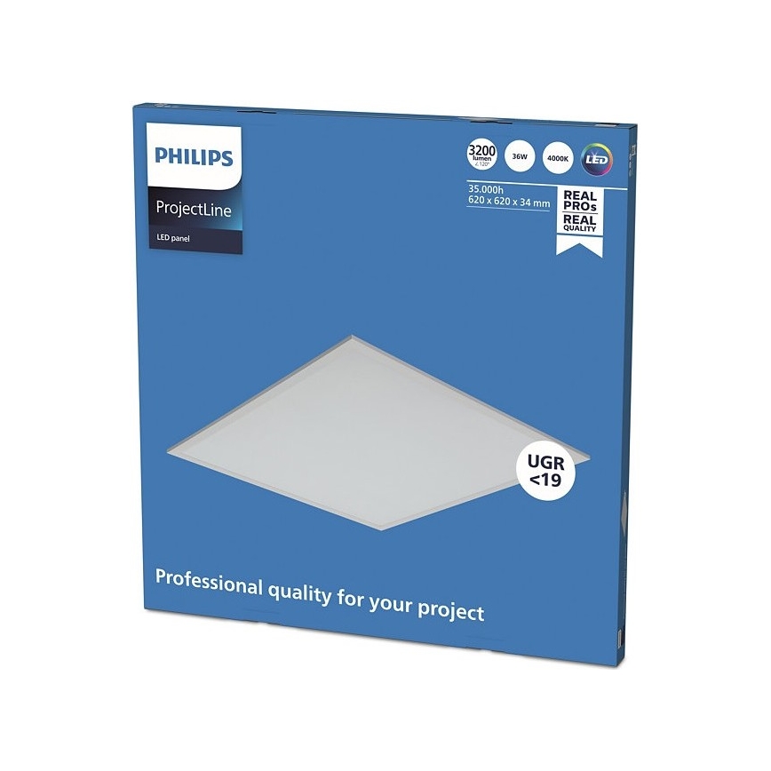 Philips - LED панел за окачен таван PROJECTLINE LED/36W/230V 62x62 см