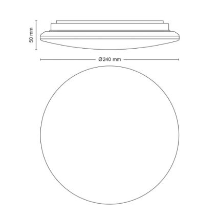 Philips - LED плафон MOIRE LED/10W/230V 2700K Ø 24 см