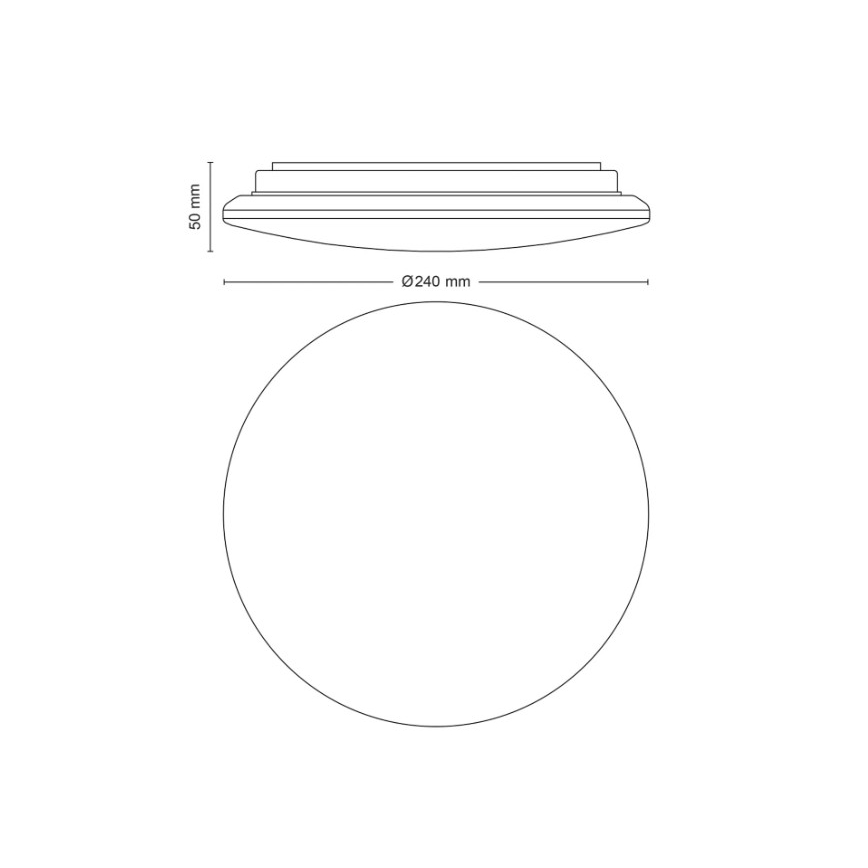 Philips - LED плафон MOIRE LED/10W/230V 2700K Ø 24 см