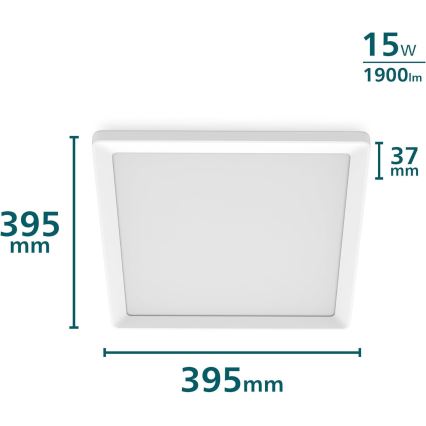 Philips - LED плафон с възможност за димиране LED/15W/230V 2700K 39,5x39,5 cm