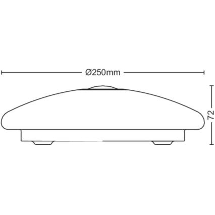 Philips - LED Плафон със сензор MAUVE LED/6W/230V