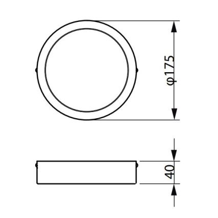 Philips - LED Плафониера LEDINAIRE LED/10,5W/230V 3000K IP40