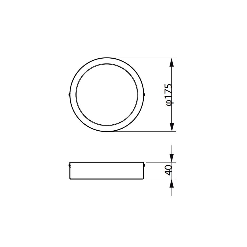 Philips - LED Плафониера LEDINAIRE LED/10,5W/230V 3000K IP40