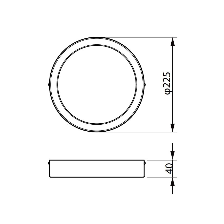 Philips - LED Плафониера LEDINAIRE LED/19,5W/230V 3000K IP40