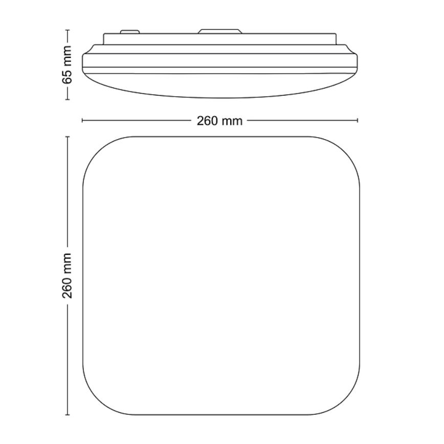 Philips - LED Плафониера LED/12W/230V 4000K